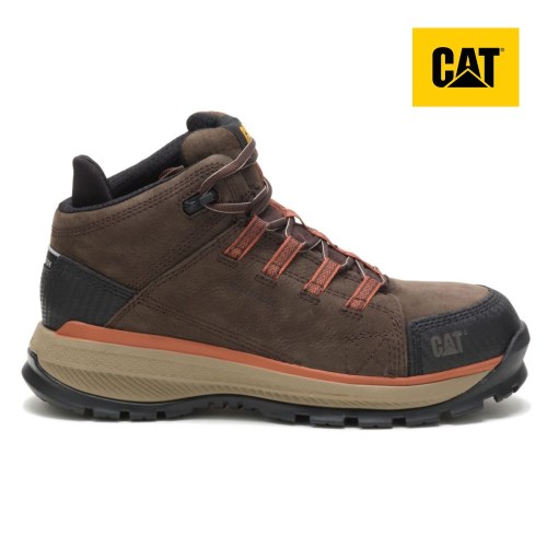 Caterpillar Utilize Waterproof Alloy Toe Werkschoenen Heren Chocola (QYNA.NL)